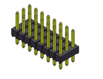 Reihe Pin Header Connectors 2.54mm dreifache BAD-ART 3*2 PIN To 3*40PIN H=2.54MM