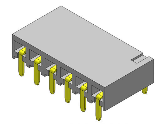 2.54mm einzelner Reihen-Eintritts-Bad-Verbindungsstück-Typ 1 *2 PIN To 1*40PIN H=3.40mm
