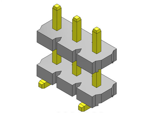 Einzelner Reihen-Stapel Pin Header Connectors 5.08mm gerader SMT-TYP 1 *2 PIN To 1*20PIN