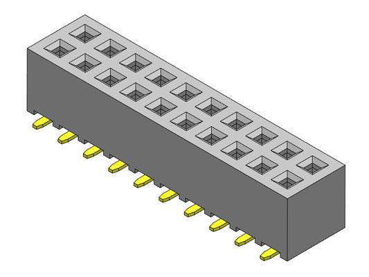 2.00mm Zurückhaltungs-weibliche Titel SMT-ART - 2 *2 PIN To 2*40PIN
