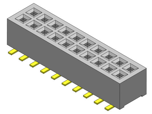 1.00mm Doppelreihe Pin Female Header Connector 2*3 PIN To 2*40PIN