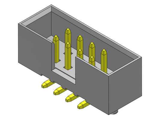 2*8-2*25Pin 2mm reihe SMT-Art des Kasten-Titel-2AMP Doppelmit Klammern