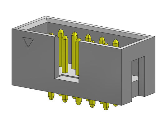 Kasten-Titel 2*3-2*32Pin 600V AC/DC des Doppelreihen-gerader Bad-2.54mm