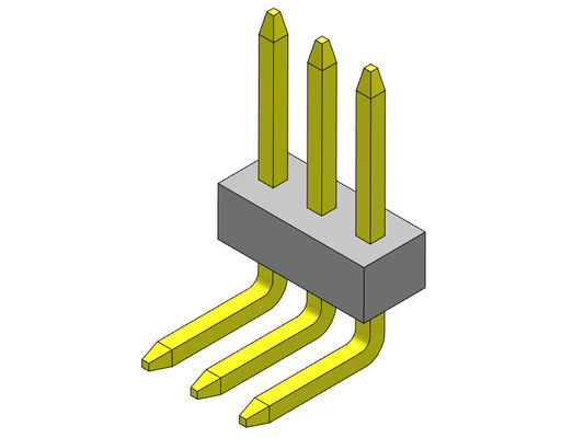 Einzelne Reihe Pin Header Connectors 1.0mm rechtwinkliger TYP 1 *2 PIN To 1*40PIN H=1.0mm