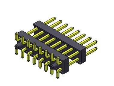 REIHEN Pin Header Connectors 2.54mm Doppelsmt-ART mit Klammern 2*2 PIN To 2*40PIN