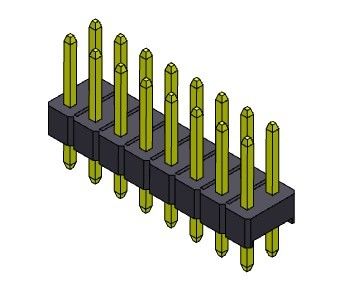 REIHE Pin Header Connectors 2.54mm Doppelbad-ART - 2 *2 PIN To 2*40PIN H=2.54MM