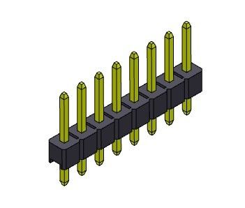Einzelne Reihe Pin Header Connectors 2.54mm gerader TYP 1 *2 PIN To 1*40PIN H=2.54mm
