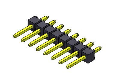 Reihe Pin Header Connectors 2.54mm einzelner BAD-TYP 1 *2 PIN To 1*40PIN H=2.54MM