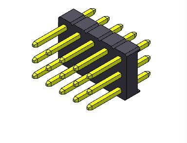 Reihe Pin Header Connectors 2.54mm dreifache BAD-ART 3*2 PIN To 3*40PIN H=2.54MM