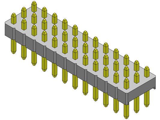 Reihe Pin Header Connectors 2.54mm dreifache BAD-ART 3*2 PIN To 3*40PIN H=2.54MM