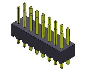 REIHE Pin Header Connectors 2.54mm Doppelbad-ART - 2 *2 PIN To 2*40PIN H=4.3MM