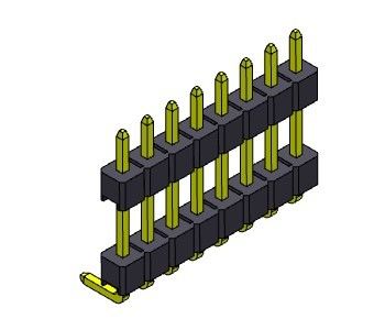 Doppelreihe Pin Header Connectors 2.54mm VORMONTIERTER TYP 1 *2 PIN To 1*40PIN H=2.54MM