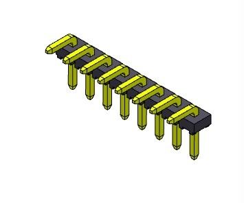 Einzelne Reihe Pin Header Connectors 2.54mm VORMONTIERTER TYP 1 *2 PIN To 1*40PIN H=2.54MM H=1.5MM