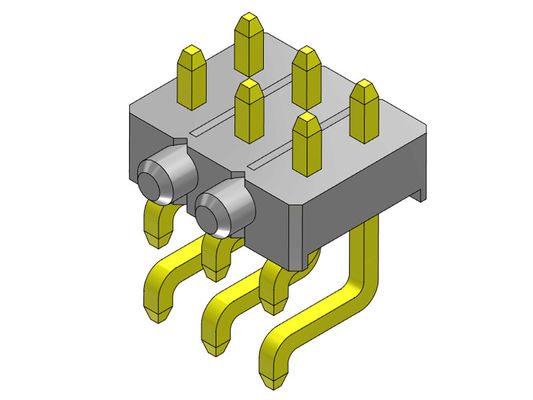 Reihe Pin Header Connectors 2.54mm einzelne SMT-ART mit Klammern 2*2 PIN To 2*40PIN H=2.54MM