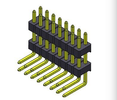 Doppelreihe Pin Header Connectors 2.54mm VORMONTIERTE ART - 2 *2 PIN To 2*40PIN H=2.54MM