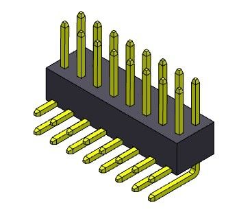 Einzelne Reihe Pin Header Connectors 2.54mm VORMONTIERTE ART - 2 *2 PIN To 2*40PIN H=4.30MM