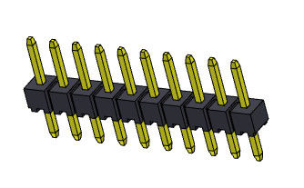Reihen-Bad TYP 1 *2 PIN To 1*40PIN H=2.00MM Pin Header Connectors 2.00mm einzelner