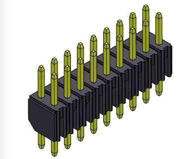 2.00mm PWB-Titel-Verbindungsstück-Doppelreihen-Bad ART - 2 *2 PIN To 2*40PIN H=4.00MM