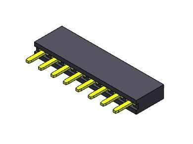 2.54mm PWB-Titel-Verbindungsstück-einzelne Reihen-Bad-Art Verbindungsstück 1*2 PIN To 1*40PIN
