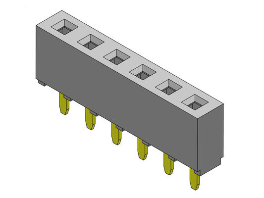 Weiblicher Reihen-Bad TYP 1 *2 PIN To 1*40PIN H=5.00mm des Titel-Verbindungsstück-2.54mm einzelner