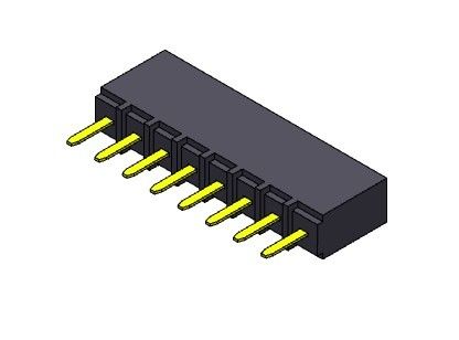 Weiblicher Reihen-Bad TYP 1 *2 PIN To 1*40PIN H=6.80mm des Titel-Verbindungsstück-2.54mm einzelner