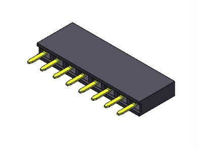 Weiblicher Reihen-Bad TYP 1 *2 PIN To 1*40PIN H=7.10mm des Titel-Verbindungsstück-2.54mm einzelner
