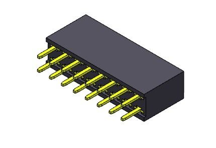 Weibliche reihen-Bad ART des Titel-Verbindungsstück-2.54mm Doppel- 2 *2 PIN To 2*40PIN H=8.50mm