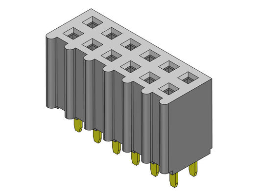 Weibliche reihen-Bad ART des Titel-Verbindungsstück-2.54mm Doppel- 2 *2 PIN To 2*40PIN H=8.50mm