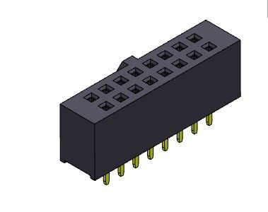 Doppelreihen-Bad SCHREIBEN 2,54 Millimeter-Neigung weiblichen Titel 2*2 PIN To 2*40PIN