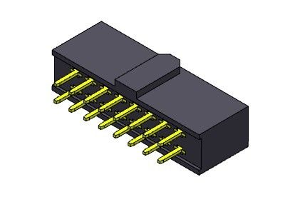 Doppelreihen-Bad SCHREIBEN 2,54 Millimeter-Neigung weiblichen Titel 2*2 PIN To 2*40PIN