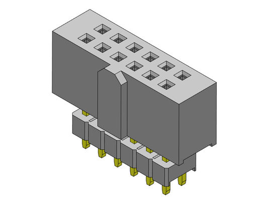 2*2 PIN To 2*40 PIN Female Header 2,54-Millimeter-Doppelreihe erhöhte Einpress-ART