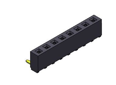 Weiblicher rechtwinkliger Bad TYP 1 *2 PIN To 1*40PIN H=5.00mm des Titel-Verbindungsstück-2.54mm
