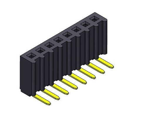 2.54mm rechtwinkliger PWB-Titel-Verbindungsstück-Pin Header Female Dip-TYP 1 *2 PIN To 1*40PIN