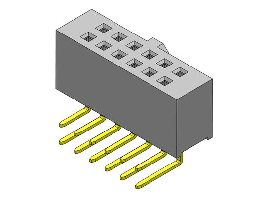 Doppelreihe VORMONTIERTE ART weibliches Pin Connector 2,54 Millimeter 2*2 PIN To 2*40PIN H=8.50mm