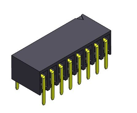 2*2 PIN To 2*40PIN reihen-Eintritts-Bad ART des PWB-Titel-Verbindungsstück-2.54mm Doppel