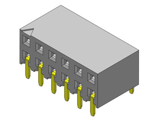 2*2 PIN To 2*40PIN reihen-Eintritts-Bad ART des PWB-Titel-Verbindungsstück-2.54mm Doppel