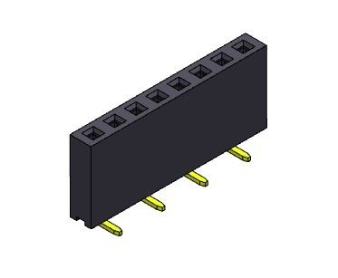 Weiblicher Reihe SMT-TYP 1 *2 PIN To 1*40PIN H=8.50mm des Titel-Verbindungsstück-2.54mm einzelner
