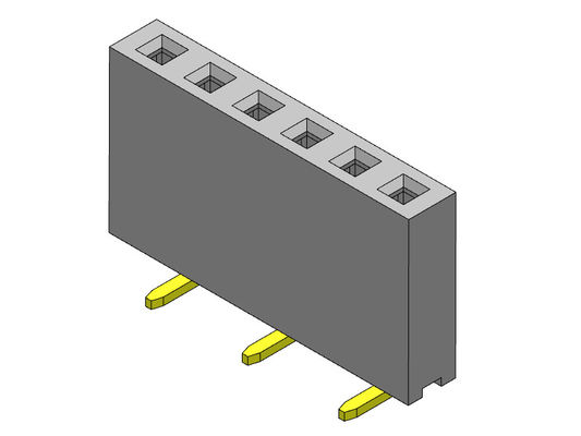 Weiblicher Reihe SMT-TYP 1 *2 PIN To 1*40PIN H=8.50mm des Titel-Verbindungsstück-2.54mm einzelner