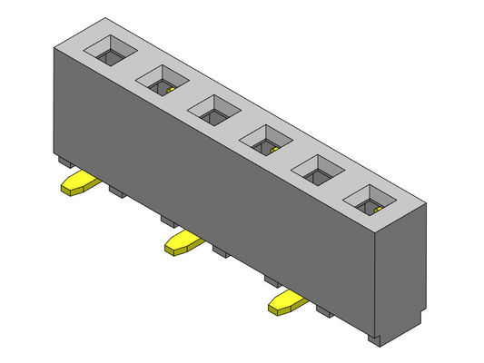 Weiblicher Reihe SMT-TYP 1 *2 PIN To 1*40PIN H=5.00mm des Titel-Verbindungsstück-2.54mm einzelner