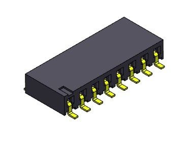 Weiblicher Reihen-Eintritt SMT-TYP 1 *2 PIN To 1*40PIN H=3.40mm des Titel-Verbindungsstück-2.54mm einzelner