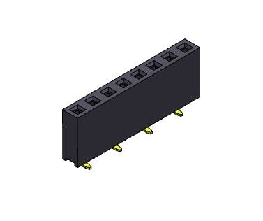 Weiblicher Reihe SMT-TYP 1 *2 PIN To 1*40PIN H=7.50mm des Titel-Verbindungsstück-2.54mm einzelner