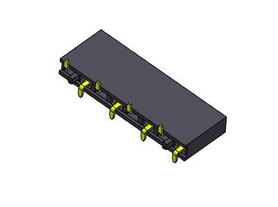 Weiblicher Reihe SMT-TYP 1 *2 PIN To 1*40PIN H=7.50mm des Titel-Verbindungsstück-2.54mm einzelner