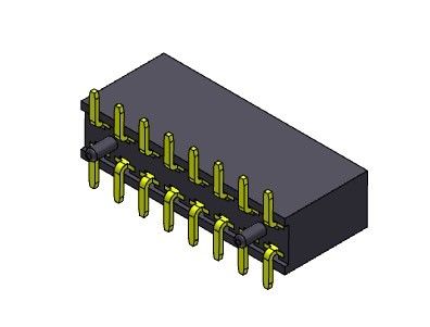 SMT SCHREIBEN Leiterplatte-Titel-Verbindungsstücken 2.54mm 2*2 PIN To 2*40PIN H=8.50mm