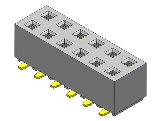 Weibliche reihe SMT-ART des Titel-Verbindungsstück-2.54mm Doppel- 2 *2 PIN To 2*40PIN H=5.00mm