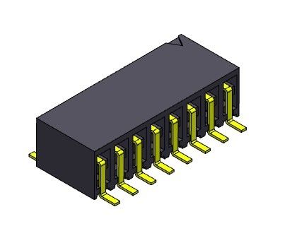 2.54mm PWB-Titel-Verbindungsstück-Doppelreihen-Eintritts-Oberflächenberg-Verbindungsstück 2*2 PIN To 2*40PIN