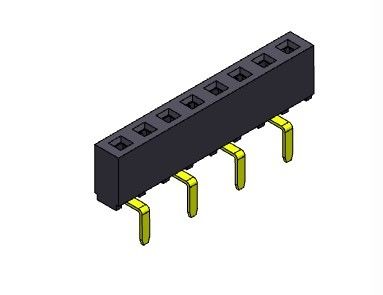Weibliche einzelne Reihen-Doppeleintritt TYP 1 *2 PIN To 1*40PIN H=5.00mm des Titel-Verbindungsstück-2.54mm