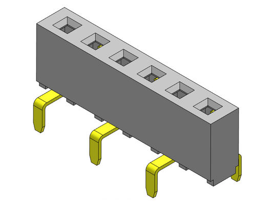 Weibliche einzelne Reihen-Doppeleintritt TYP 1 *2 PIN To 1*40PIN H=5.00mm des Titel-Verbindungsstück-2.54mm