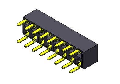 Weibliche Doppelreihen-Doppeleintritt ART des Titel-Verbindungsstück-2.54mm - 2 *2 PIN To 2*40PIN H=5.00mm