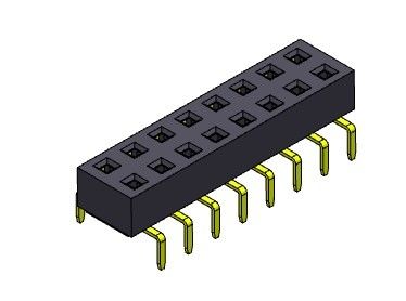 Weibliche Doppelreihen-Doppeleintritt ART des Titel-Verbindungsstück-2.54mm - 2 *2 PIN To 2*40PIN H=3.00mm