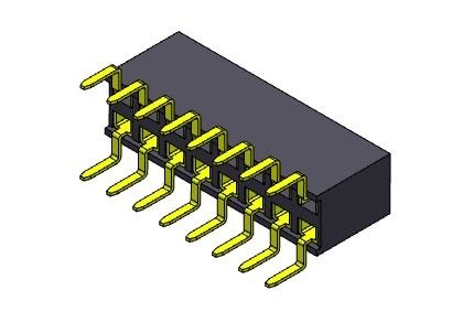 Weibliche Doppelreihen-Doppeleintritt ART des Titel-Verbindungsstück-2.54mm - 2 *2 PIN To 2*40PIN H=7.10mm